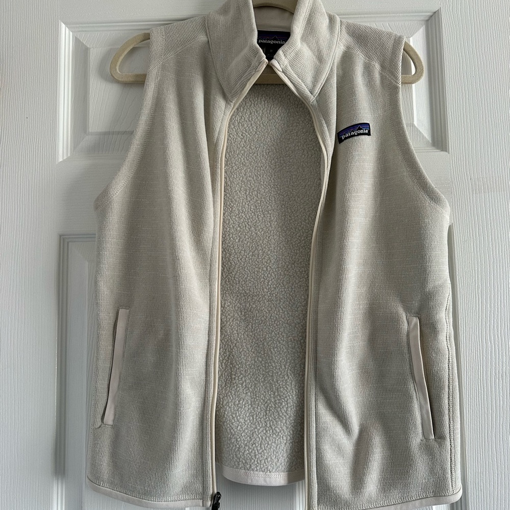Patagonia Better Sweater Vest Cream Women’s Medium